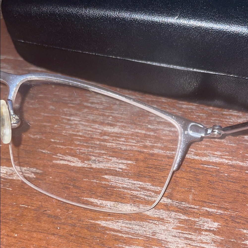 John Varvatos Black And Silver Rectangular Eyegla… - image 6